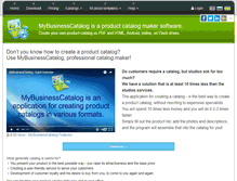 Tablet Screenshot of mybusinesscatalog.com